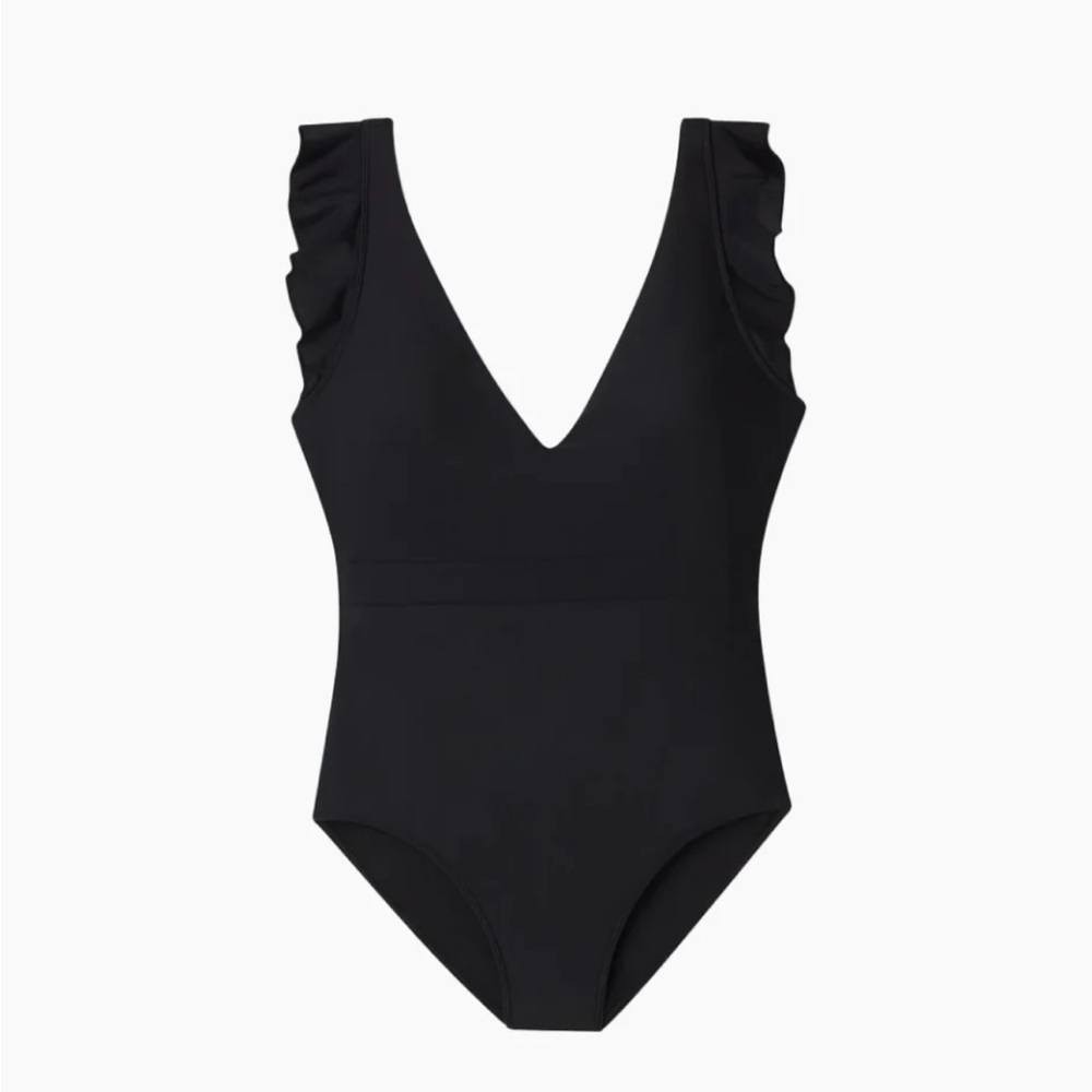 Summersalt Ruffle Black flip NWT